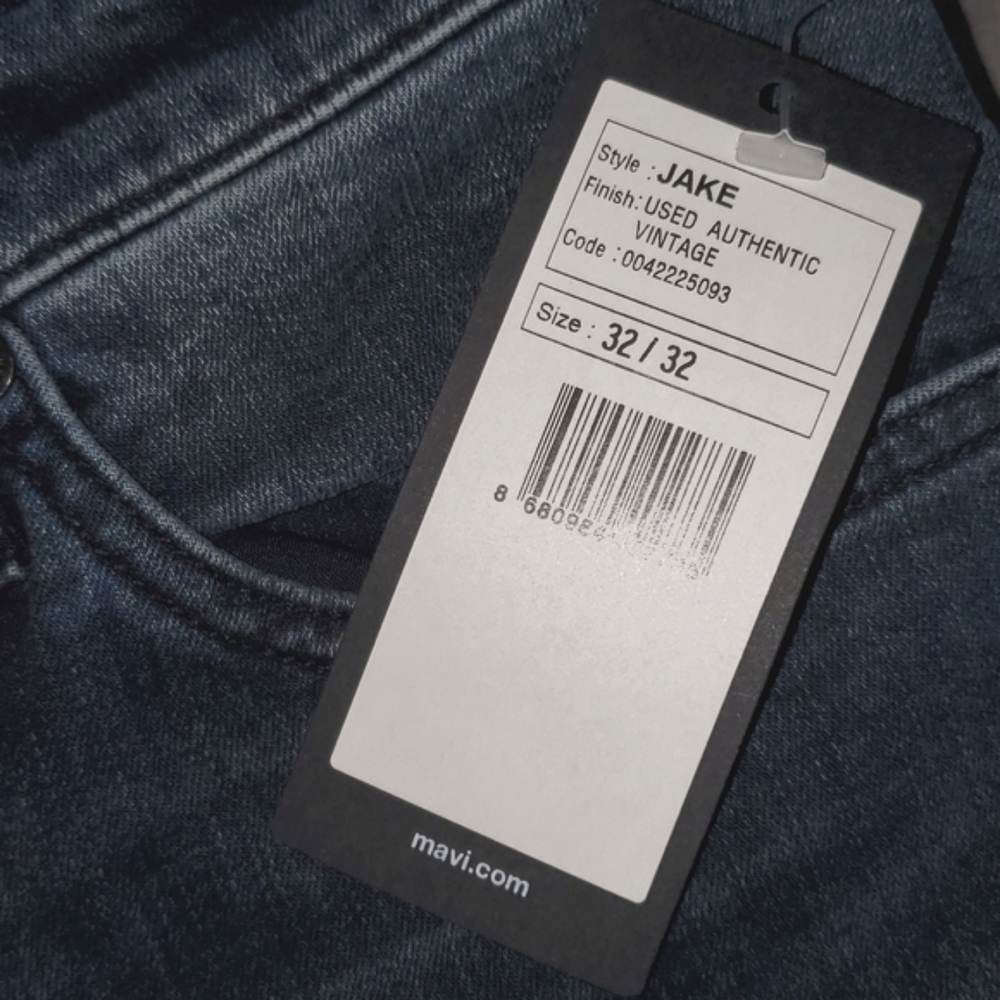 Mavi Jeans | JAKE Slim Leg Jeans - Used Authentic Vintage - Picture 4 of 4